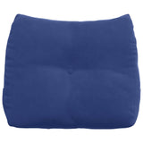 Cuscino per Schiena Blu Polizia 60 x 24 x 50 cm Velluto