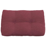 Cuscino per Schiena Rosso Vino 80 x 24 x 50 cm Tessuto