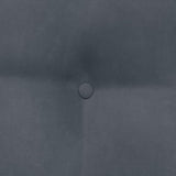 Cuscino per Schiena Grigio scuro 80 x 24 x 50 cm Velluto