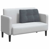 Cuscino per Schiena Grigio scuro 80 x 24 x 50 cm Velluto