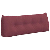 Cuscino per Schiena Rosso Vino 120 x 24 x 50 cm Tessuto