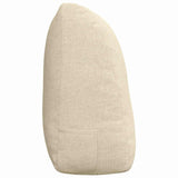 Cuscino per Schiena Crema 120 x 24 x 50 cm Tessuto