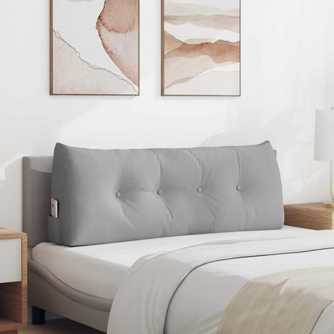 Cuscino per Schiena Grigio Nuvola 120 x 24 x 50 cm Tessuto