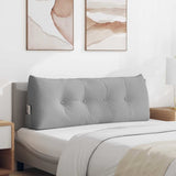 Cuscino per Schiena Grigio Nuvola 120 x 24 x 50 cm Tessuto