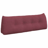 Cuscino per Schiena Rosso Vino 140 x 24 x 50 cm Tessuto