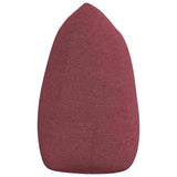 Cuscino per Schiena Rosso Vino 140 x 24 x 50 cm Tessuto
