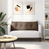 Cuscino per Schiena Marrone 140 x 24 x 50 cm Tessuto