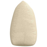 Cuscino per Schiena Crema 140 x 24 x 50 cm Tessuto