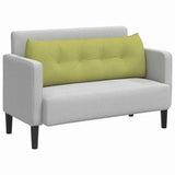 Cuscino per Schiena Verde chiaro 140 x 24 x 50 cm Tessuto