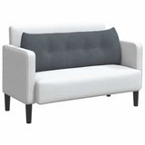 Cuscino per Schiena Grigio scuro 140 x 24 x 50 cm Velluto