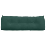 Cuscino per Schiena Verde Scuro 140 x 24 x 50 cm Velluto