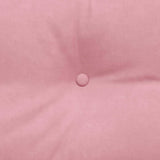Cuscino per Schiena Rosa 140 x 24 x 50 cm Velluto