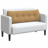 Cuscino per Schiena Marrone 140 x 24 x 50 cm Velluto