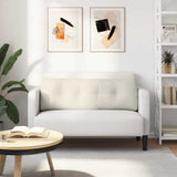 Cuscino per Schiena Crema 140 x 24 x 50 cm Velluto