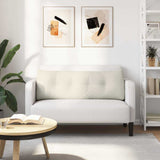 Cuscino per Schiena Crema 140 x 24 x 50 cm Velluto