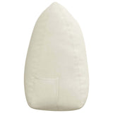 Cuscino per Schiena Crema 140 x 24 x 50 cm Velluto