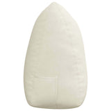 Cuscino per Schiena Crema 140 x 24 x 50 cm Velluto