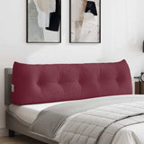 Cuscino per Schiena Rosso Vino 160 x 24 x 50 cm Tessuto