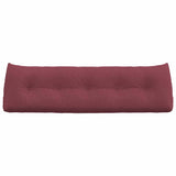 Cuscino per Schiena Rosso Vino 160 x 24 x 50 cm Tessuto