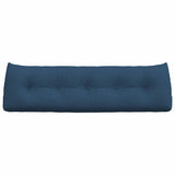 Cuscino per Schiena Blu 160 x 24 x 50 cm Tessuto