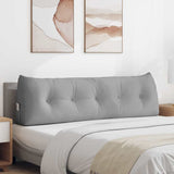 Cuscino per Schiena Grigio Nuvola 160 x 24 x 50 cm Tessuto