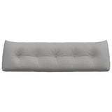 Cuscino per Schiena Grigio Nuvola 160 x 24 x 50 cm Tessuto
