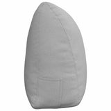 Cuscino per Schiena Grigio Nuvola 160 x 24 x 50 cm Tessuto