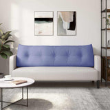 Cuscino per Schiena Blu jeans 160 x 24 x 50 cm Tessuto