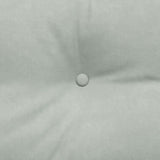 Cuscino per Schiena Grigio chiaro 160 x 24 x 50 cm Velluto