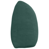 Cuscino per Schiena Verde Scuro 160 x 24 x 50 cm Velluto