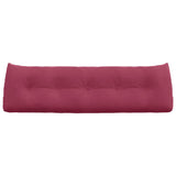 Cuscino per Schiena Rosso Vino 160 x 24 x 50 cm Velluto