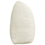 Cuscino per Schiena Crema 160 x 24 x 50 cm Velluto