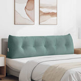 Cuscino per Schiena Verde Mare 160 x 24 x 50 cm Velluto