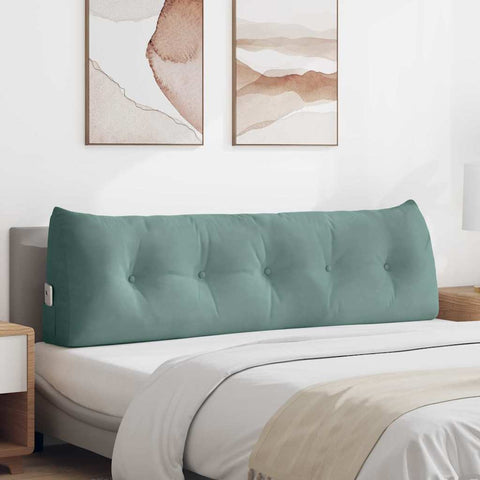 Cuscino per Schiena Verde Mare 160 x 24 x 50 cm Velluto