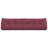 Cuscino per Schiena Rosso Vino 180 x 24 x 50 cm Tessuto
