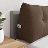 Cuscino per Schiena Marrone 180 x 24 x 50 cm Tessuto