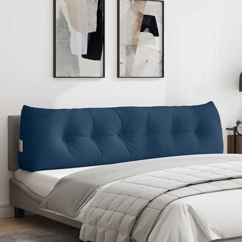 Cuscino per Schiena Blu 180 x 24 x 50 cm Tessuto