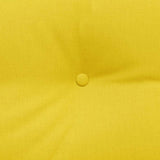 Cuscino per Schiena Giallo Chiaro 180 x 24 x 50 cm Tessuto