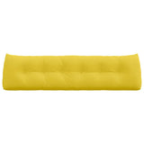 Cuscino per Schiena Giallo Chiaro 180 x 24 x 50 cm Tessuto