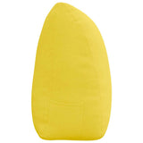 Cuscino per Schiena Giallo Chiaro 180 x 24 x 50 cm Tessuto