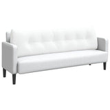 Cuscino per Schiena Bianco 180 x 24 x 50 cm Tessuto