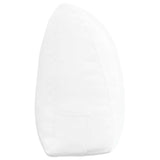 Cuscino per Schiena Bianco 180 x 24 x 50 cm Tessuto