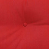 Cuscino per Schiena Rosso 180 x 24 x 50 cm Tessuto