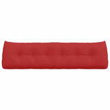 Cuscino per Schiena Rosso 180 x 24 x 50 cm Tessuto