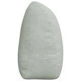 Cuscino per Schiena Grigio chiaro 180 x 24 x 50 cm Velluto