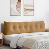 Cuscino per Schiena Marrone 180 x 24 x 50 cm Velluto