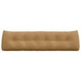 Cuscino per Schiena Marrone 180 x 24 x 50 cm Velluto