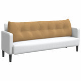 Cuscino per Schiena Marrone 180 x 24 x 50 cm Velluto