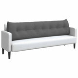 Cuscino per Schiena Grigio scuro 200 x 24 x 50 cm Tessuto