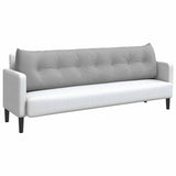 Cuscino per Schiena Grigio Nuvola 200 x 24 x 50 cm Tessuto